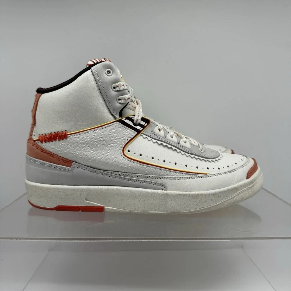 Men's Air Jordan Retro 2 II Maison Chateau Rouge Chicago Youth DO5254-180 Size 9